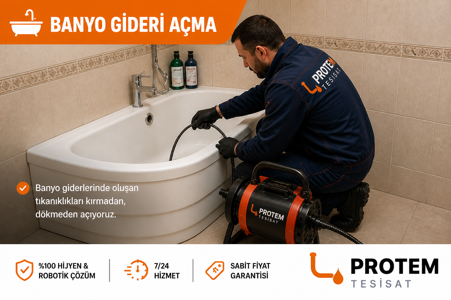 Banyo Küvet Tıkanıklığı